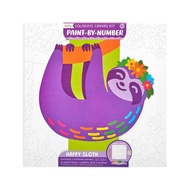 ชุดอุปกรณ์ระบายสีตามตัวเลขบนพื้นผ้าใบ Canvas รุ่น Ooly - Colorific Canvas Kit Paint By Number