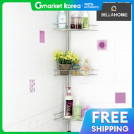 Bella Home ชั้นวางของสแตนเลสเข้ามุม 3 ชั้น (CN9710)