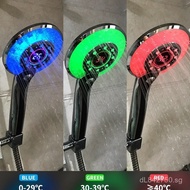 Display Showerhead Temperature Control Temperature LED Showerhead Bathroom Showerhead Shower Digital