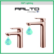 Aalto Tertyne Series Rose Gold Basin Tap Mixer 1301 / 1302