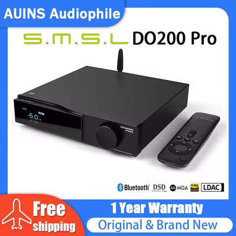 SMSL DO200 Pro HiFi Balanced Decoder Bluetooth5.1 MQA CS43131*12 DAC Chips XU316 OPA1612 Full Decodi