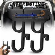 INTERESTING 2Pcs Car Umbrella Hooks, Vertical Suspension Single/Double Hook Car Umbrella Holder, Ant