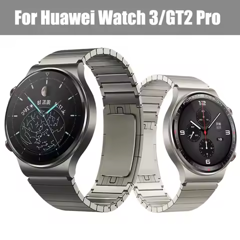 22mm Metal Strap For Huawei Watch 3 / GT2 Pro Honor GS pro Samsung Galaxy Watch 3 Stainless Steel Br
