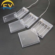 FY Transparent Plastic AA Power Battery 2 slots 3 slots 4 slots 3V 4.5V 6V Holder with Wire Leads ON/OFF Slide Switch