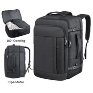 35/45L Travel bagpack Expandable waterproof cabin size Luggage backpack laptop 17 inch旅行背包