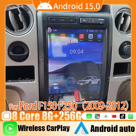 12.1" TS10S/TS18 CPU Android15 Car Radio For Ford F150 F250 2009 2010 2011 2012 CarPlay Multimedia V