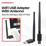 New!!! {WiFi USB Adapter 802.11N 150Mbps 3dBi MT7601 with Antenna - Can For Laptop/Notbook PC Computer Set Top Box T2 Digital TV DVB High Speed}