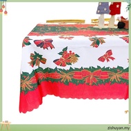 150cm*180cm Christmas Table Cloth Rectangle 6 Seater 8 Seater Rectangle Table Cover Cotton Dust Proo
