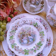 Royal Doulton 皇家道爾頓野薔薇村老鼠搬家夏天 蛋糕盤 點心盤