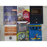 STPM PENGAJIAN PERNIAGAAN USED BOOKS SEM 1/2/3 BUKU CIKGU KARTHIK MASTERCLASS MUET