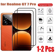 1-2 Pcs Realme GT 7 Pro Tempered Glass Screen Protector For Realme GT Neo 6T 6 SE GT5 240W GT3 Full 