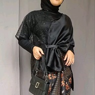 OUTER BROKAT KEBAYA TILE OUTER SATIN CAPE TILE MIX SATIN