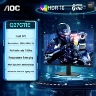 DIY FOR YOU aoc gaming monitor 27 inch 180hz computer monito curved Gaming Display Hardware Low Blue