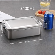 850/2400mL 304 Stainless Steel Lunch Box Can Be Heated As A Food Storage Container for Lunch Boxes a