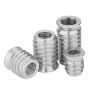 304 Stainless Steel Inner Outer Thread Pre-embedded Nut Furniture Nut Hexagon Socket Countersunk Hea