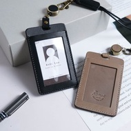 【免費刻字】證件套/伸縮/直式雙卡層