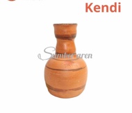 Kendi wadah Tempat Air Tanah Liat Tradisional Vas Bunga Kerajinan