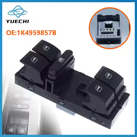 Four button master window Switch For VW AMAROK Golf 5 6 Plus Jetta Tiguan Touran Passat B6 B7 Polo 6
