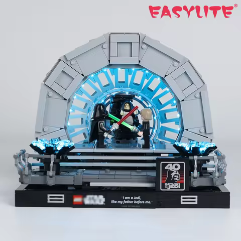 EASYLITE Led Light Set For 75352 Wars Emperor's Throne Room Diora Collectible DIY Toys Blocks Only B