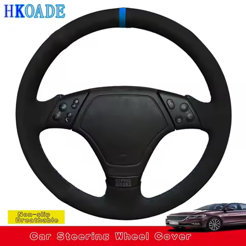 Customize DIY Suede Leather Car Steering Wheel Cover For BMW E36 1996-2000 E46 1998-2000 Z3 E36/7 19