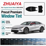 Premium Precut Nano Ceramic Tint For Toyota Crown Base 2023-2026 2Mil UV99% IR99% 5-Year Warranty