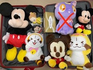 日本景品 米奇 Mickey 美少女戰士 露娜 公主 狸貓