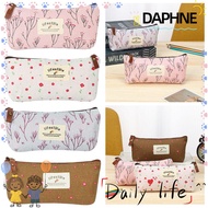 DAPHNE Pastoral Floral Pencil Case Fashion Pencil Box Pen Bags Stationery Bag