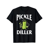 Pickle Diller - Dill Pickle Lover Pickling Cucumber T-Shirt| Fashionable Short-Sleeved Comfortable A