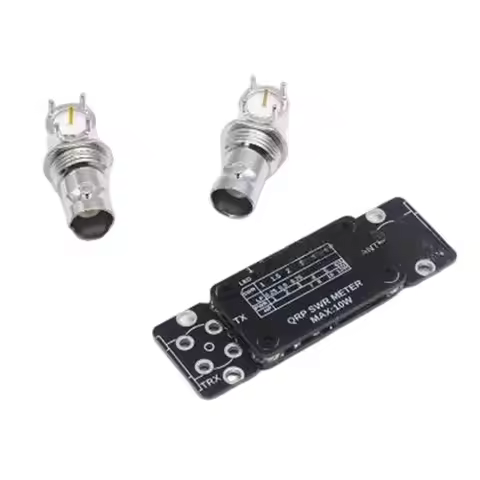 B23B QRP Mini Power SWR Meter 10W Removable BNC Pad Design Kit 1-50Mhz QRP SWR Meter