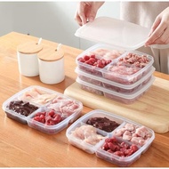 Vibos Food Storage 4-Section Food Storage box Refrigerator Food Storage box/