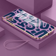 HP Phone Case For Samsung Galaxy A02 M02 A02s M02s F02s Case Colorful Striped Pattern Phone Case Lay