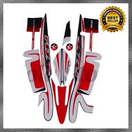 Yamaha F1ZR 2001 Yellow Caltex Striping Stickers List Best Caltex F1ZR 2001 Standard Stickers