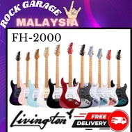 Livingston FH-2000 Stratocaster HSS Electric Guitar, Roasted Maple Fretboard - ( FH2000 FH 2000 )