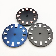 28.5MM watch Case Accessories NH35 dial Diving Abalone Luminous Surface watch dial