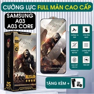 Samsung A03 - A03 Core transparent full screen tempered glass screen protector