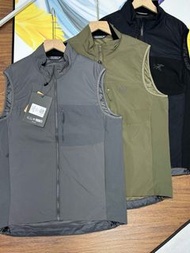 全新外國預訂 3色選 Arcteryx 始祖鳥 刺繡logo 拉鍊口袋 vest gen 棉質防水背心外套