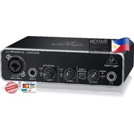 BEHRINGER UMC22 AUDIOPHILE 2X2 USB Audio Interface with Midas Mic Preamplifier