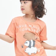 DOSH KIDS T-SHIRTS WE BARE BEARS เสื้อยืดคอกลมเด็ก DBBBT5028-OR