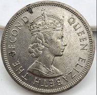 (1960)香港大壹圓硬幣( 流通幣)/(1960)Hong Kong one dollar/Circulation coins