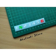 Gear Sticker Sticker 1N23456