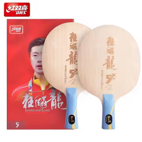 DHS Hurricane Long 5/Long 5X Table Tennis Blade with Box ALC Racket Original DHS MA Long Ping Pong B