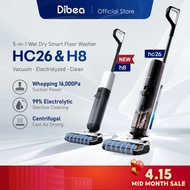 New Launch | Dibea HC26/H8 Cordless Smart Wet Dry Floor Washer &amp; Vacuum Cleaner | 99.9% Sterilization | Local Warranty