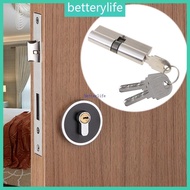 BTF Metal Door Lock Cylinder Replacement Anti-theft Security Interior Lock with 3 Keys Entry Front Door Deadbolt Lockset