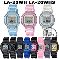 CASIO ของแท้ 💯% รุ่น LA-20WH LA-20WHS นาฬิกาขนาดเล็ก DIGITAL เหมาะกับผู้หญิงและเด็ก พร้อมกล่องและประกัน1ปี LA20WH, LA20