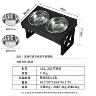 狗盆 不銹鋼高架碗 貓狗碗 餵食器 寵物用品