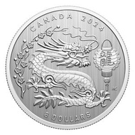 加拿大皇家鑄幣廠 - 2024 加拿大農曆龍年銀幣利是封
