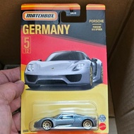 ORIGINALMATCHBOXGERMANY PORSCHE 918 SPYDER SILVER