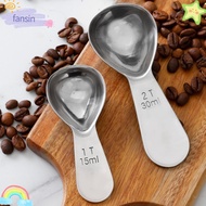 FANSIN Coffee Bean Measuring Spoons, 15/30ml 1 Tbsp or 2 Tbsp Coffee Scoops, Durable Stainless Steel