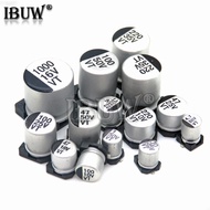10PCS SMD Electrolytic capacitor aluminum 6.3V 10V 16V 25V 35V 50V 1UF 2.2UF 4.7UF 10UF 47UF 100UF 2
