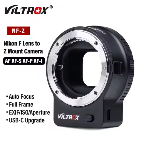 VILTROX NF-Z NIKKOR F Lens to Nikon Z Camera Mount Adapter Auto Focus Full Frame Lens Adapter for Ni